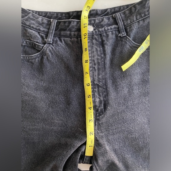 Vintage BONGO by Gene Montesano Black High Waisted Tapered Jeans Size 7 - Picture 11 of 11
